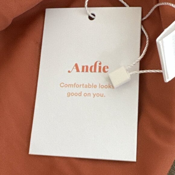 Andie Women's M Symi Hipster Swim Bottom Cedar Back Ruching NWT 9574 - Picture 10 of 16